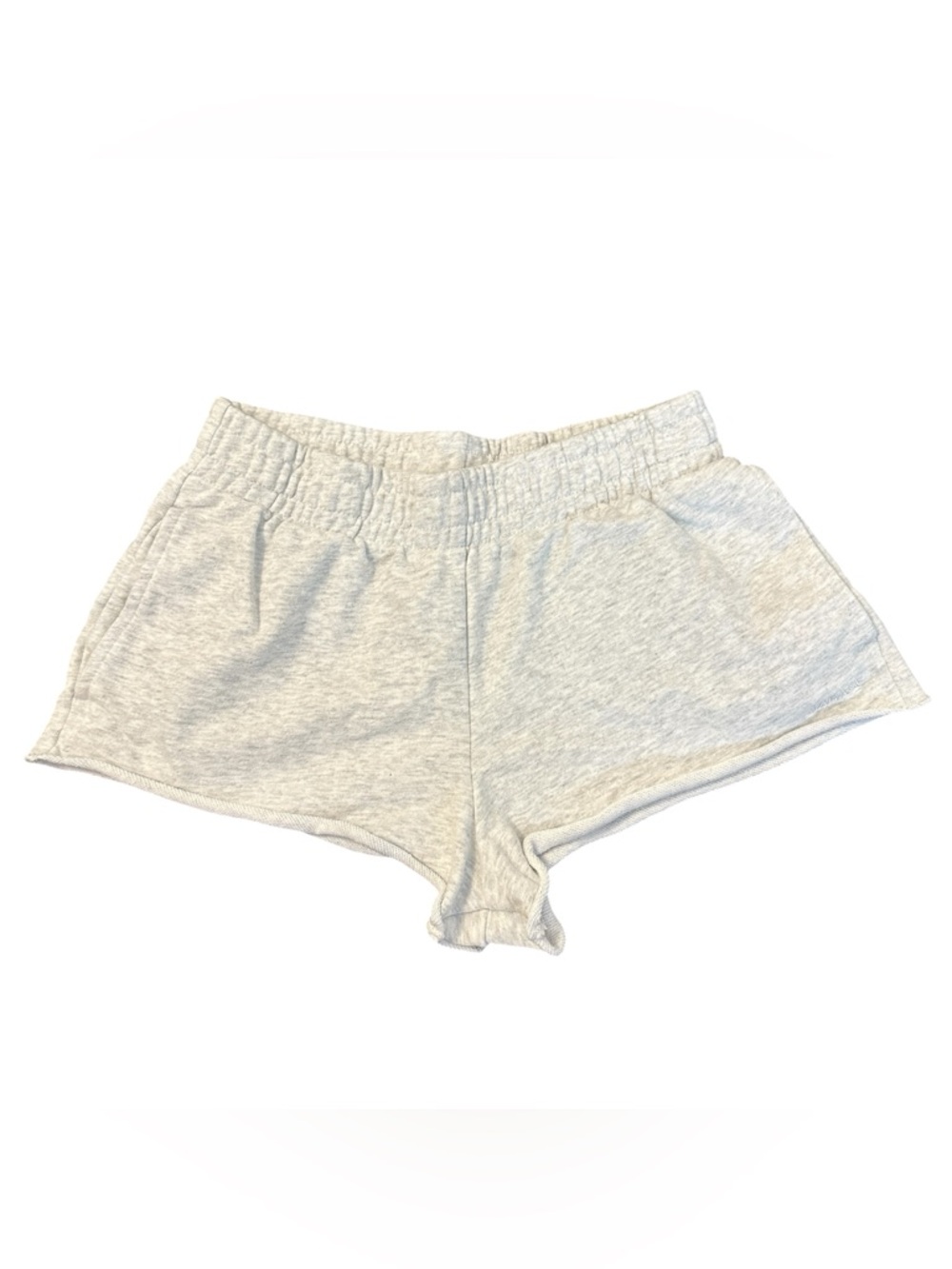 Garage Light Gray Soft Terry Low Rise 90s Shorts